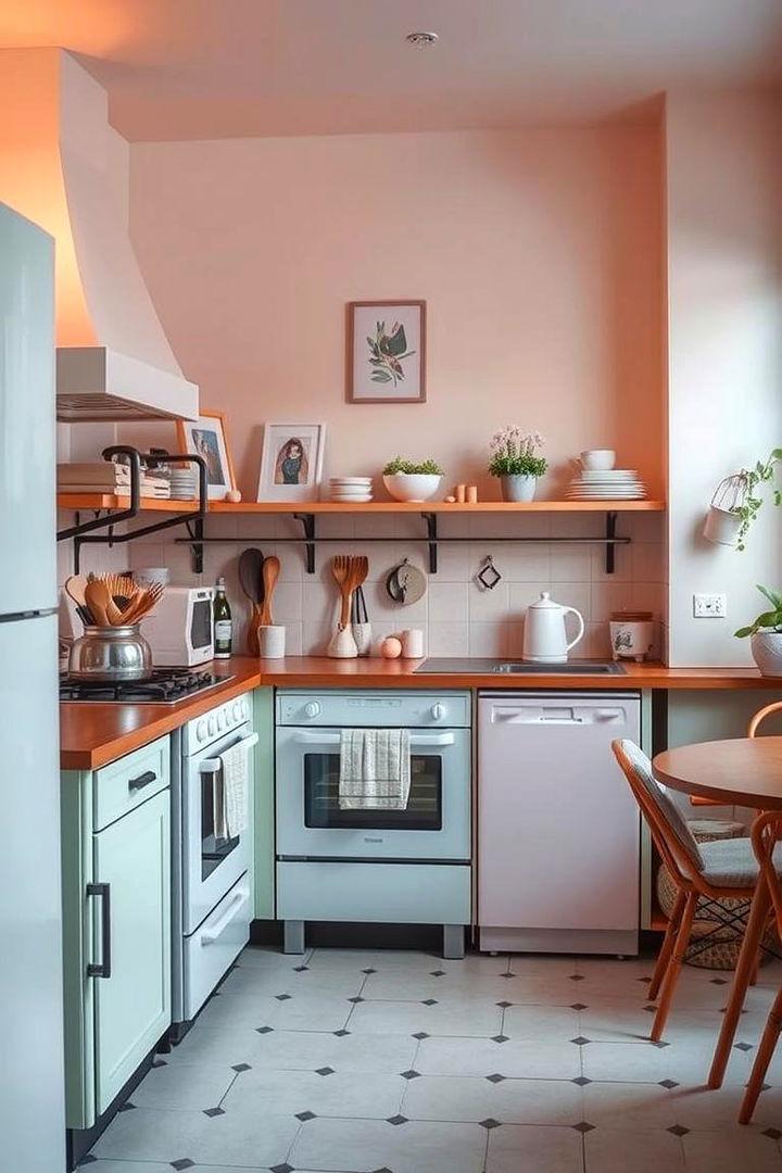 Pastel Palette Perfection - 22 Kitchen With Colored Appliances Ideas