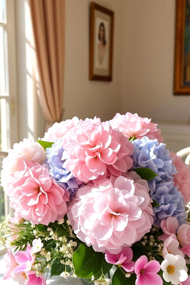 Pastel Party with Hydrangea Splendor - 22 Hydrangea Centerpiece Ideas