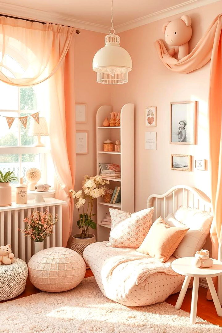 Pastel Peach Decor Mix - 22 Peach Bedroom Ideas