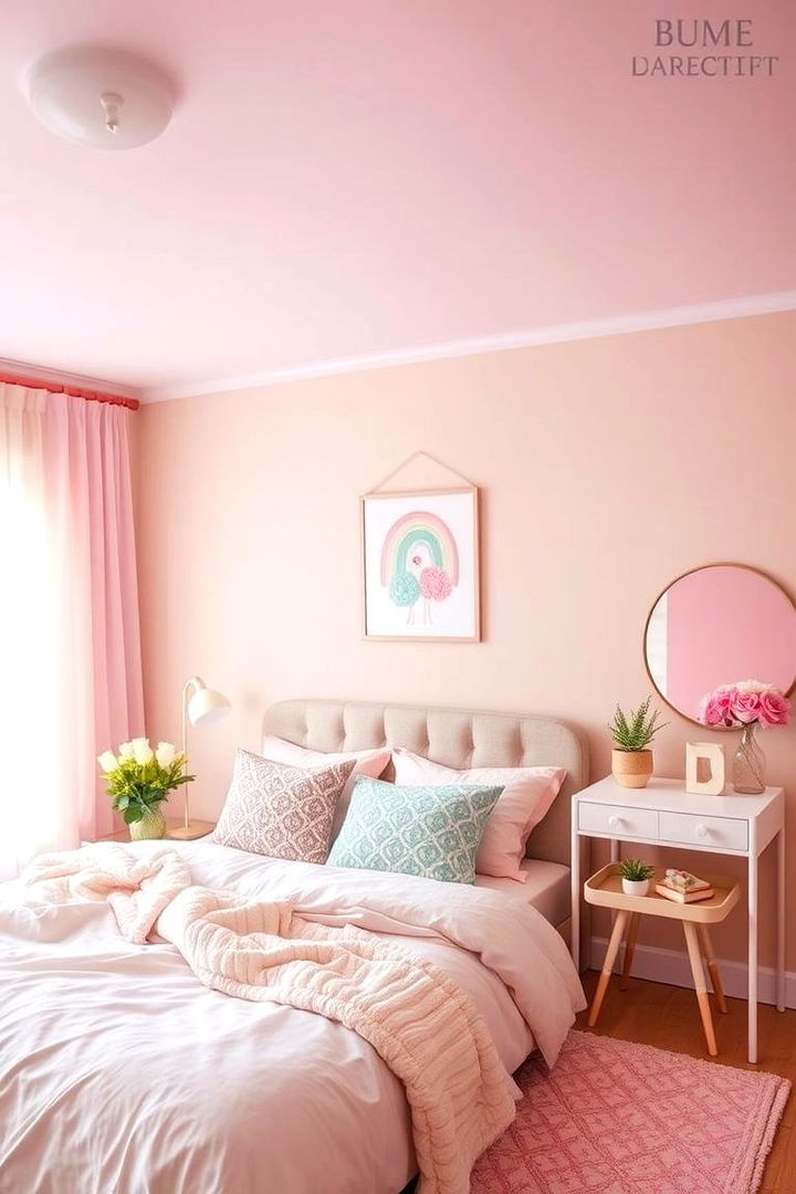 Pastel Rainbow Cheer - 22 Pastel Bedroom Ideas