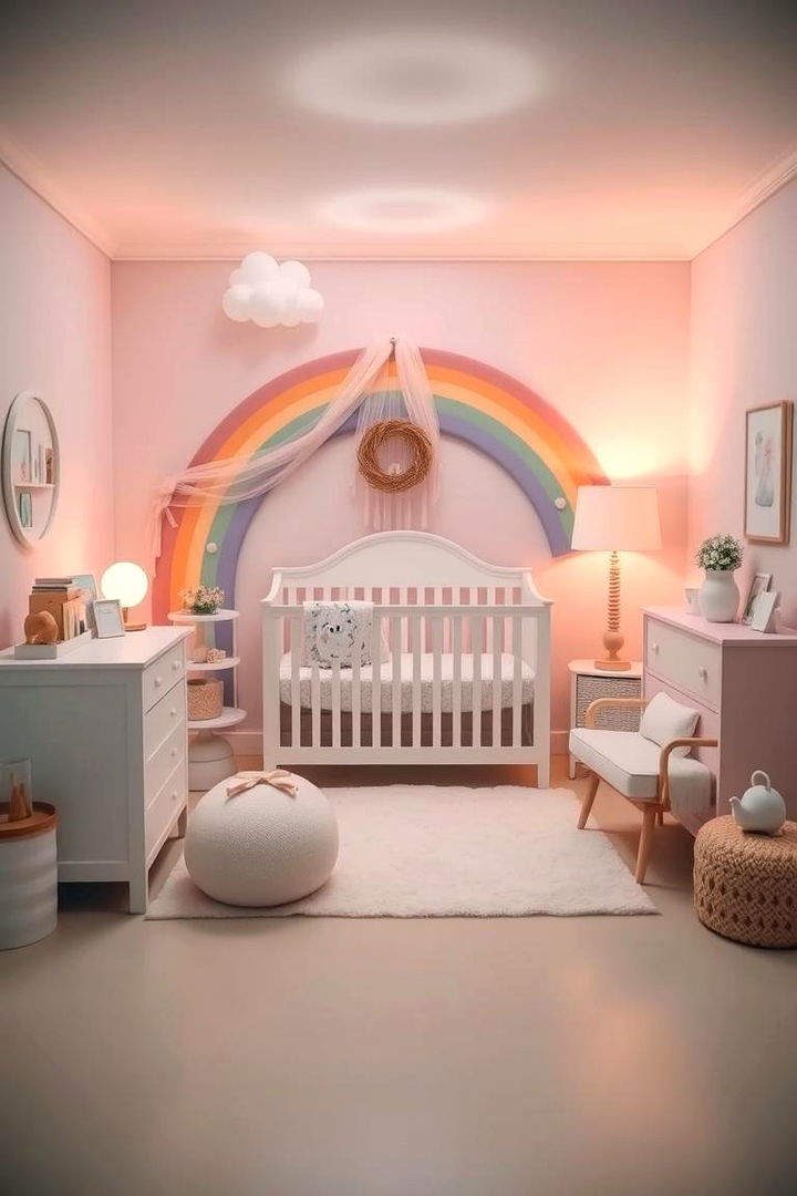 Pastel Rainbow Combinations - 22 Rainbow Nursery Ideas