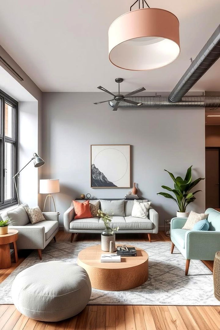 Pastel Urban Chic - 22 Pastel Living Room Ideas