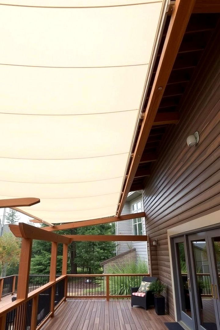 Patio Pergola Awning - 22 Deck Awning Ideas