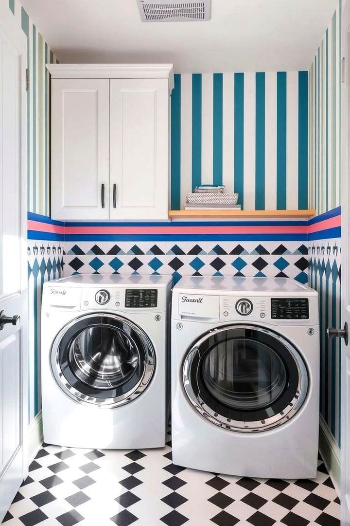 Pattern Play - 22 Laundry Room Paint Ideas
