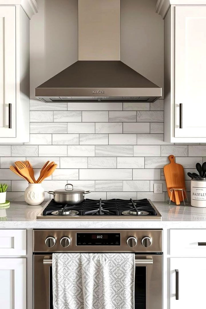 Patterned Accent Shiplap - 22 Shiplap Backsplash Ideas for Your Kitchen