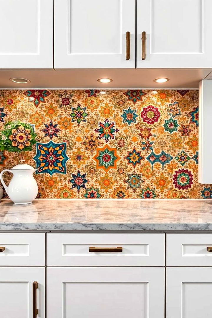 Patterned Backsplashes - 22 Kitchen Counter Decor Ideas