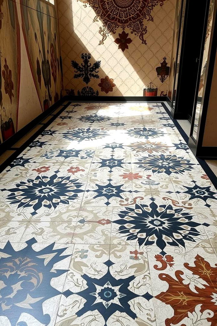 Patterned Floor Tiles - 22 Hypebeast Room Decor Ideas