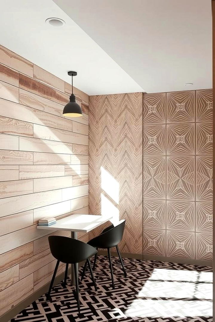 Patterned Shiplap Installations - 22 Shiplap Ceiling Ideas