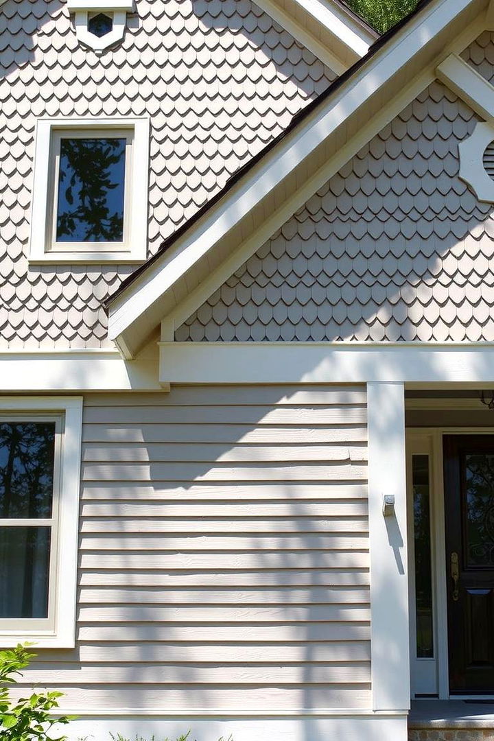 Patterned Siding - 22 Exterior House Siding Ideas