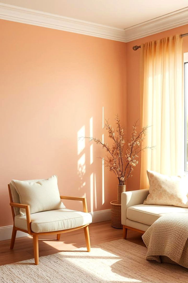 Peach Neutral Balance - 22 Peach Bedroom Ideas