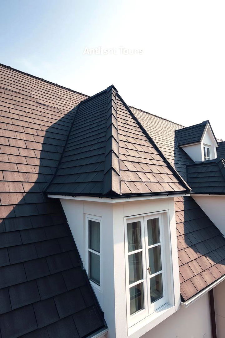 Peaked Roof with Dormers - 22 Front Porch Roof Ideas