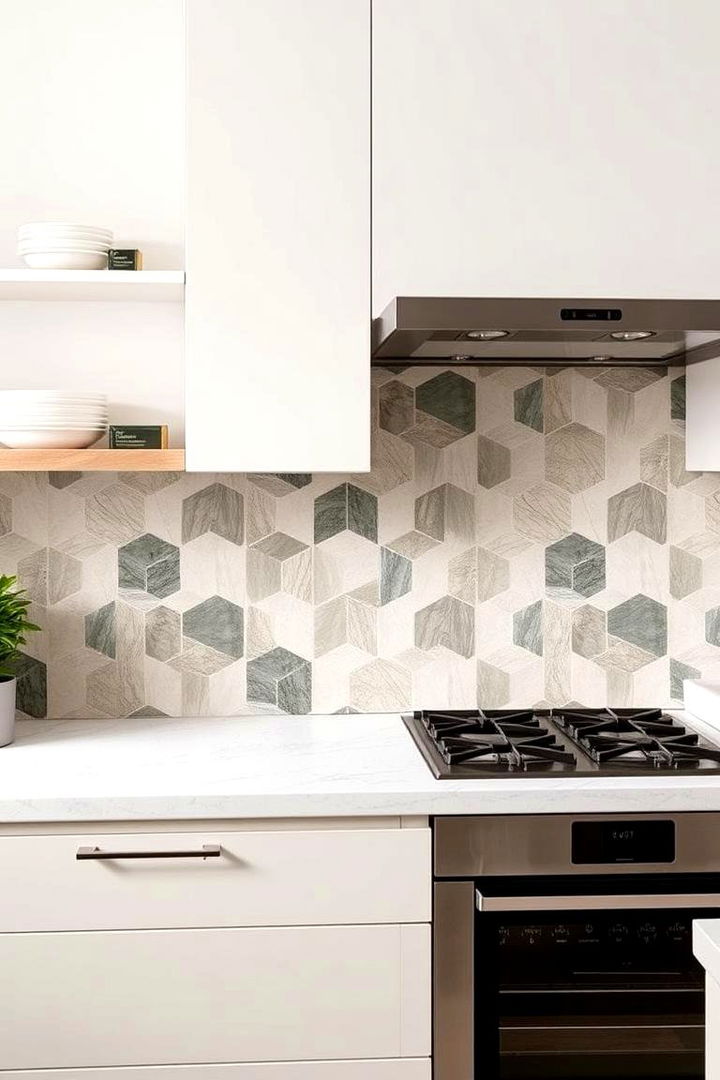 Peel and Stick Backsplash Tiles - 22 Small Kitchen Ideas on a Budget