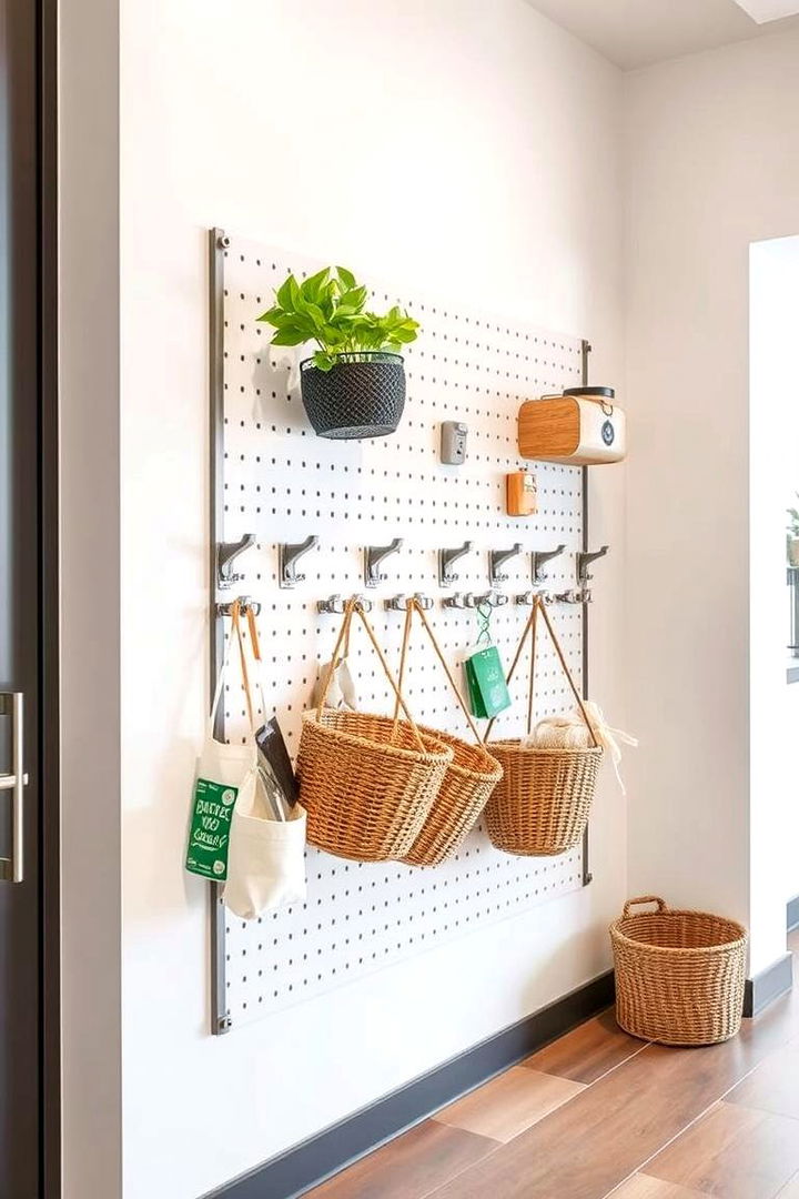 Peg Systems for Hanging Essentials - 22 Bathroom Counter Organization Ideas