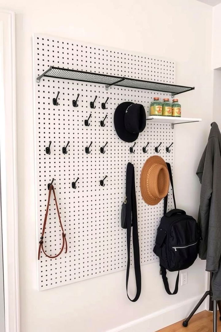 Pegboard Hat Rack - 22 Hat Rack Ideas