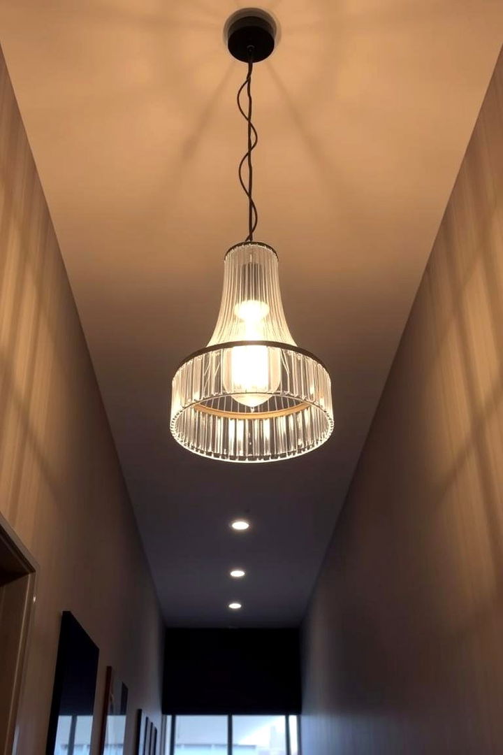 Pendant Pizzazz Striking Modern Statements - 22 Narrow Hallway Lighting Ideas