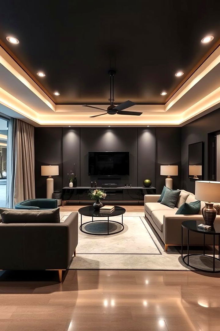 Perfect Harmony Balance - 22 Black and Beige Living Room Ideas