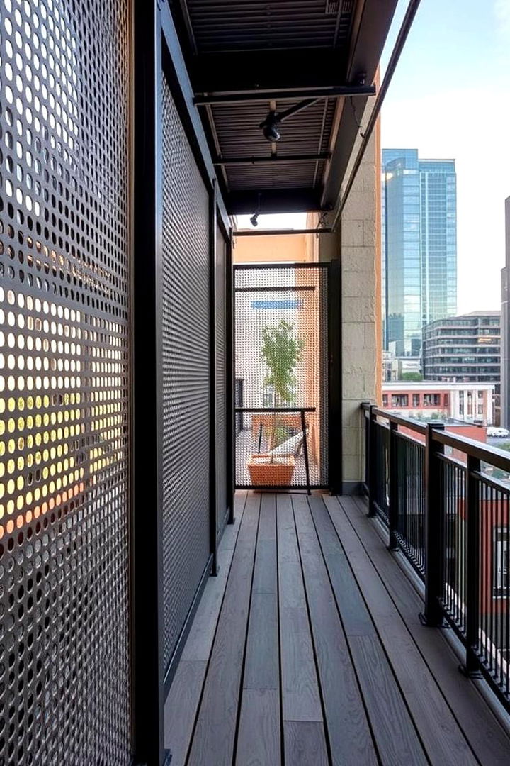 Perforated Metal Lattice - 22 Deck Lattice Ideas