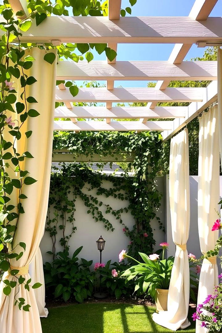 Pergola Covered Corner - 22 Corner Garden Ideas