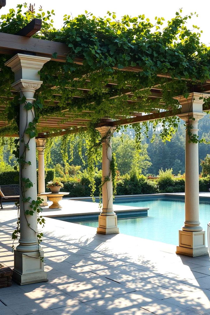 Pergolas for an Elegant and Private Escape - 22 Pool Privacy Ideas