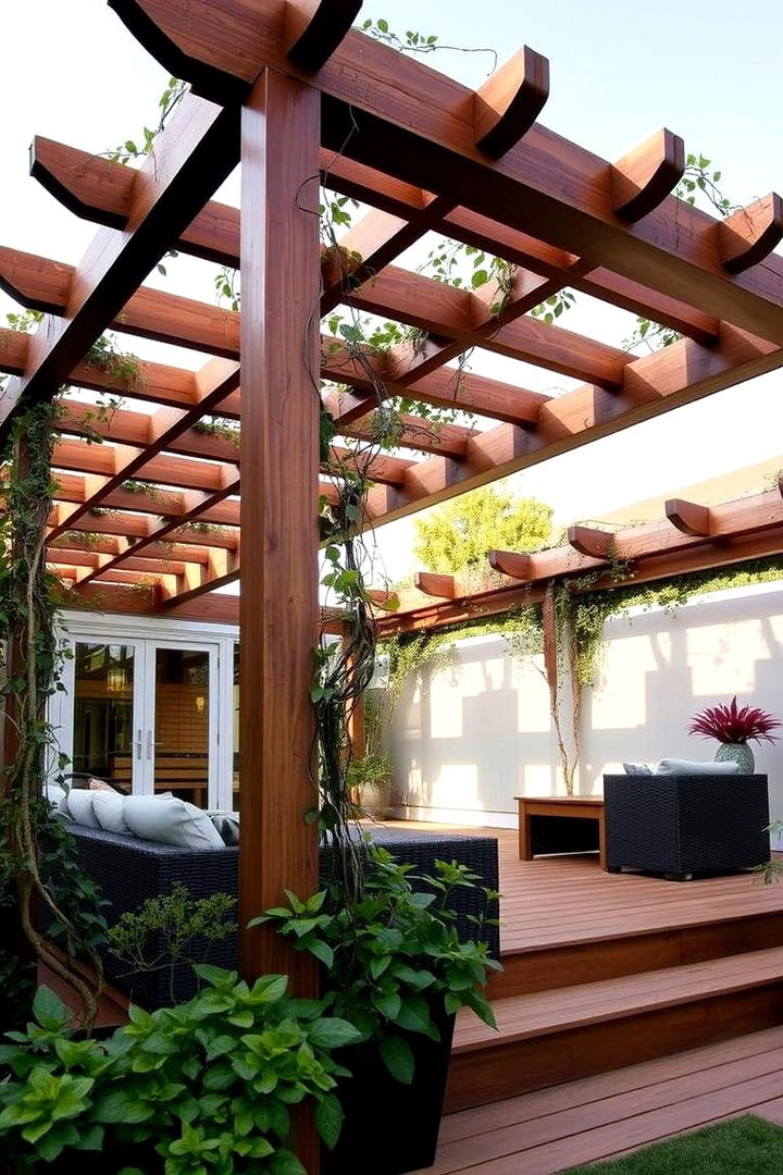 Pergolas to Define Spaces - 22 Deck Decorating Ideas