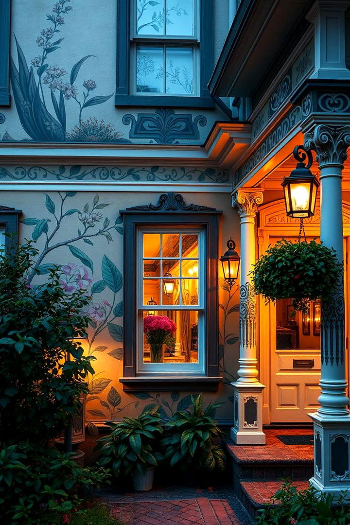 Period Inspired Murals and Artwork - 22 Victorian Porch Ideas