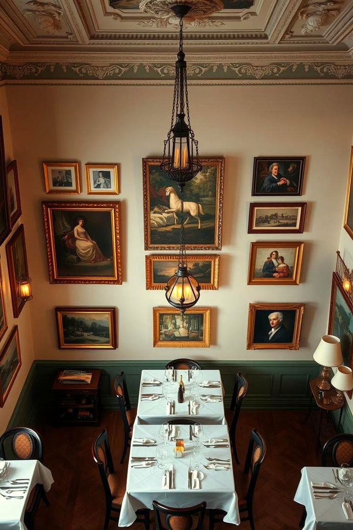 Period Inspired Wall Art - 22 Vintage Dining Room Ideas