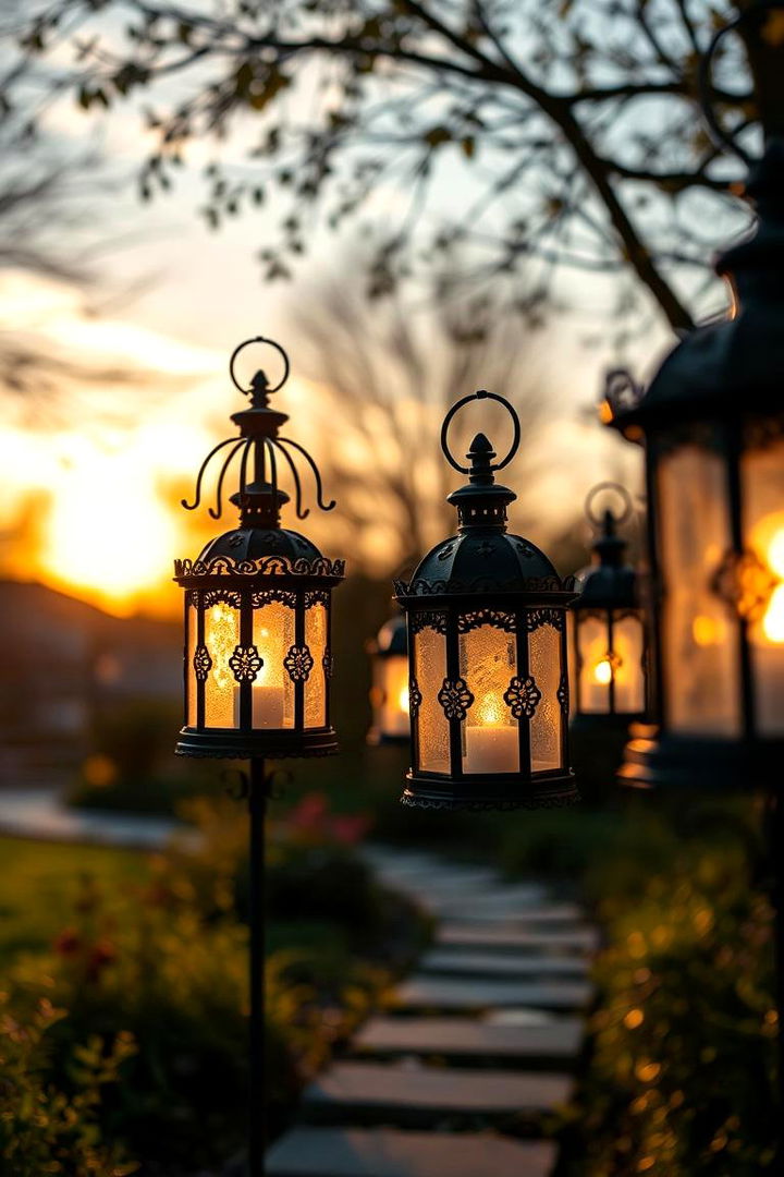 Period Lantern Lighting - 22 Victorian Front Garden Ideas
