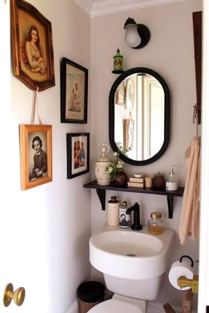 Personal Expression Through Eclectic Touches - 22 Eclectic Powder Room Ideas