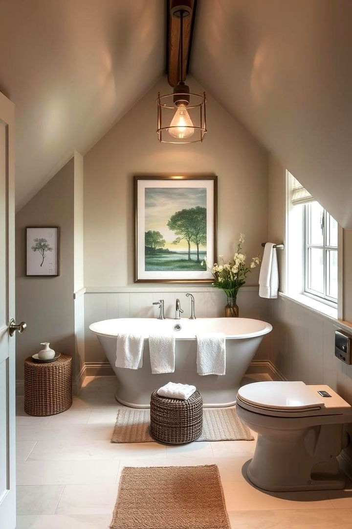 Personal Retreat Sanctuary - 22 Attic Bathroom Ideas