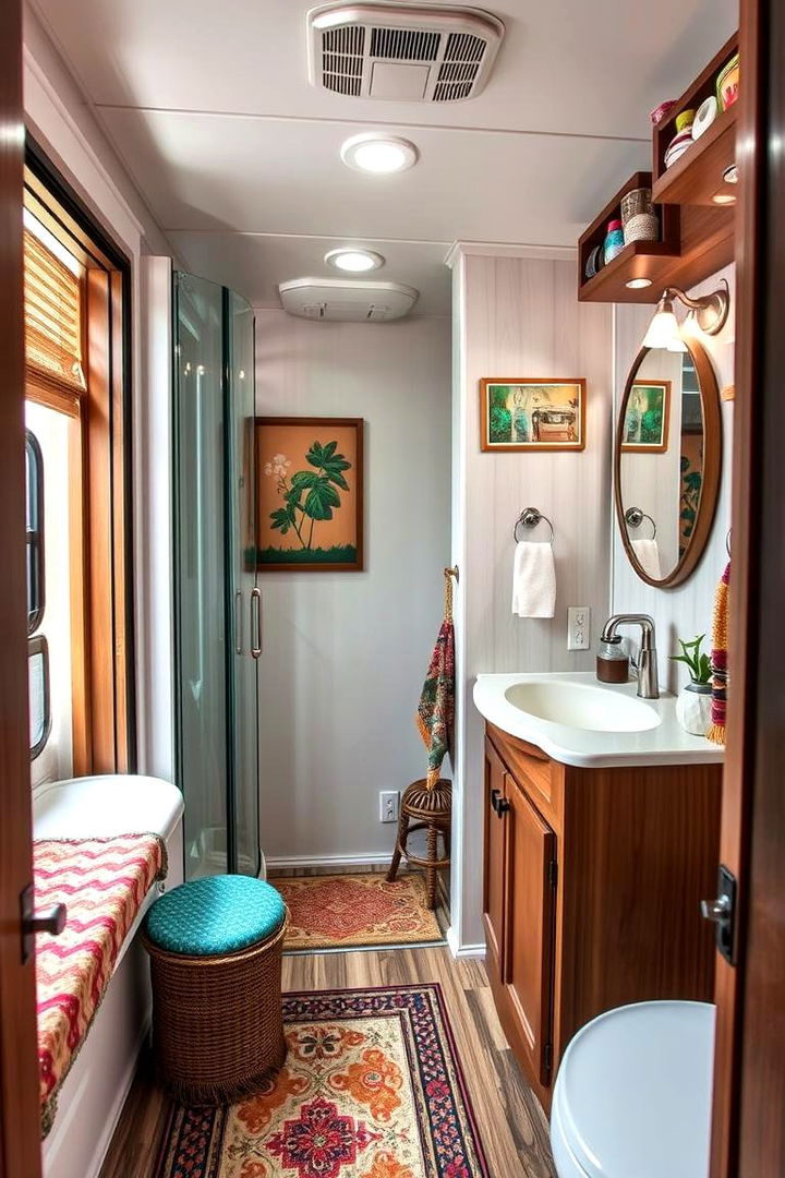 Personal Touches to Reflect Your Style - 22 Small Rv Bathroom Ideas