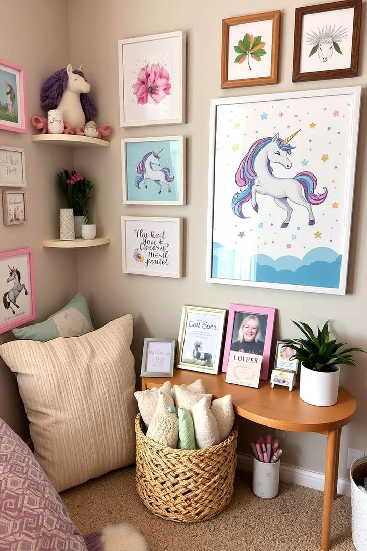 Personalization and Customization Corner - 22 Unicorn Bedroom Ideas