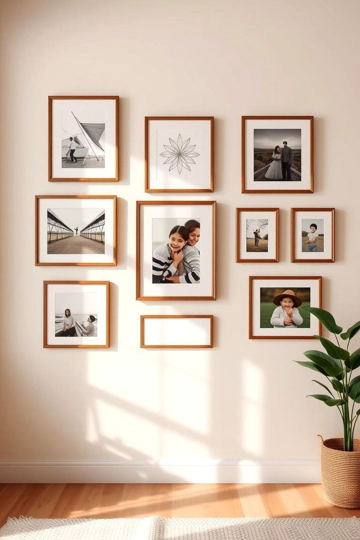 Personalize with Wall Art and Photos - 22 small apartment decorating ideas