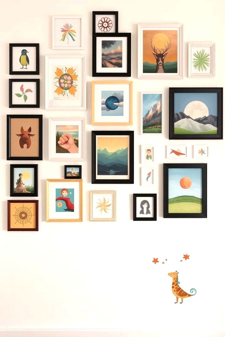 Personalized Art Gallery Walls - 22 Girl Room Ideas for 10-year-olds
