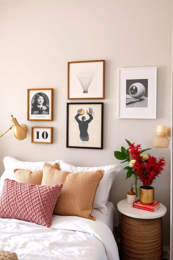 Personalized Artistic Touches - 22 Eclectic Bedroom Ideas