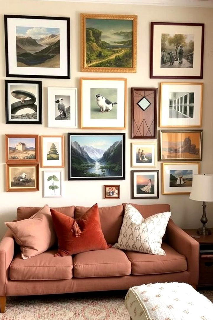 Personalized Artwork Display - 22 Snug Room Ideas