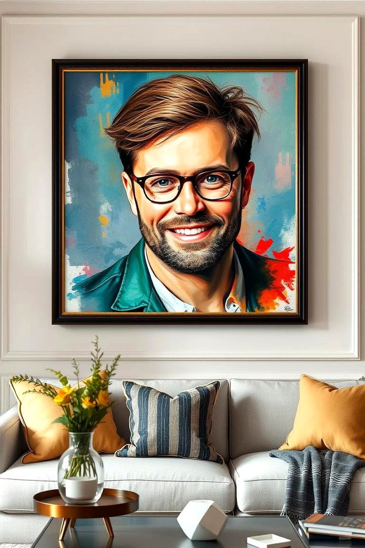 Personalized Artwork or Portrait - 22 First Wedding Anniversary Gift Ideas