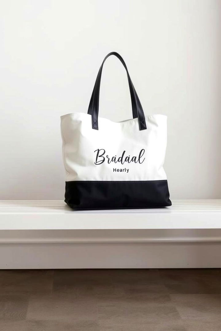 Personalized Bridal Tote Bag - 22 Wedding Gift Ideas for Bride