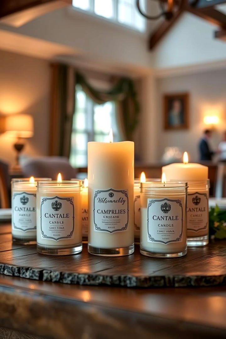 Personalized Candle Set - 22 Personalized Wedding Gift Ideas