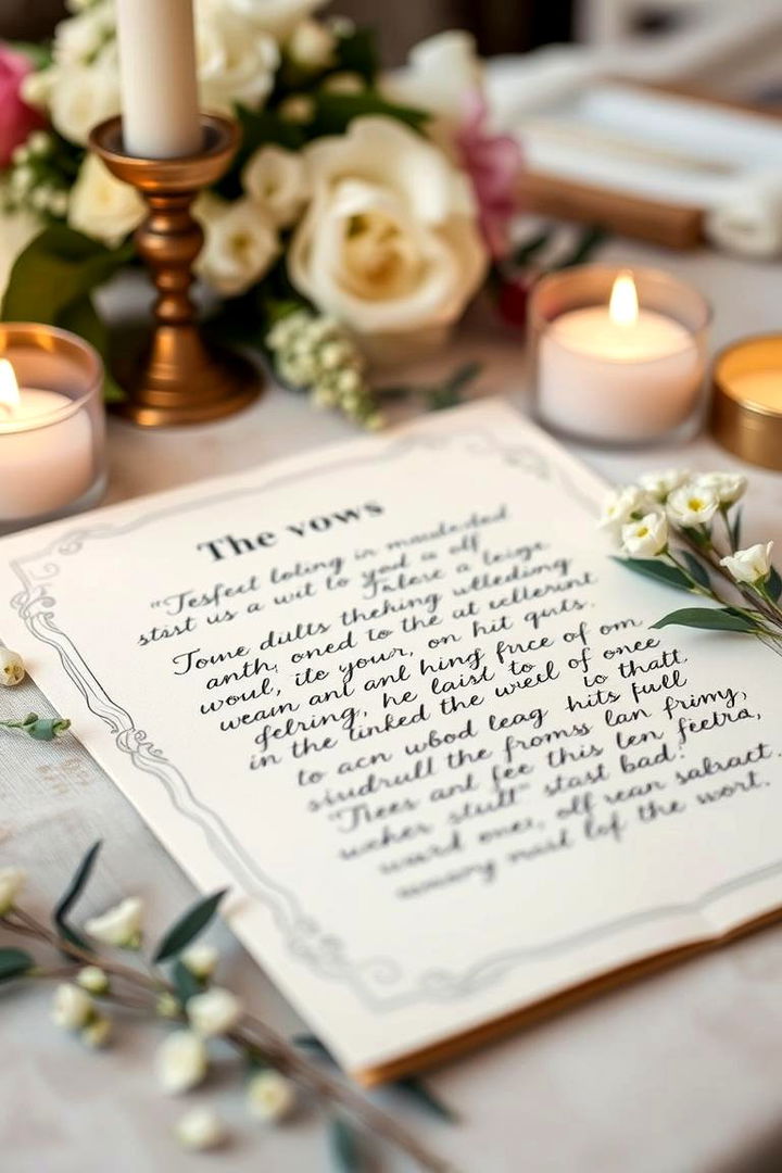 Personalized Ceremony Vows - 22 Small Wedding Ideas