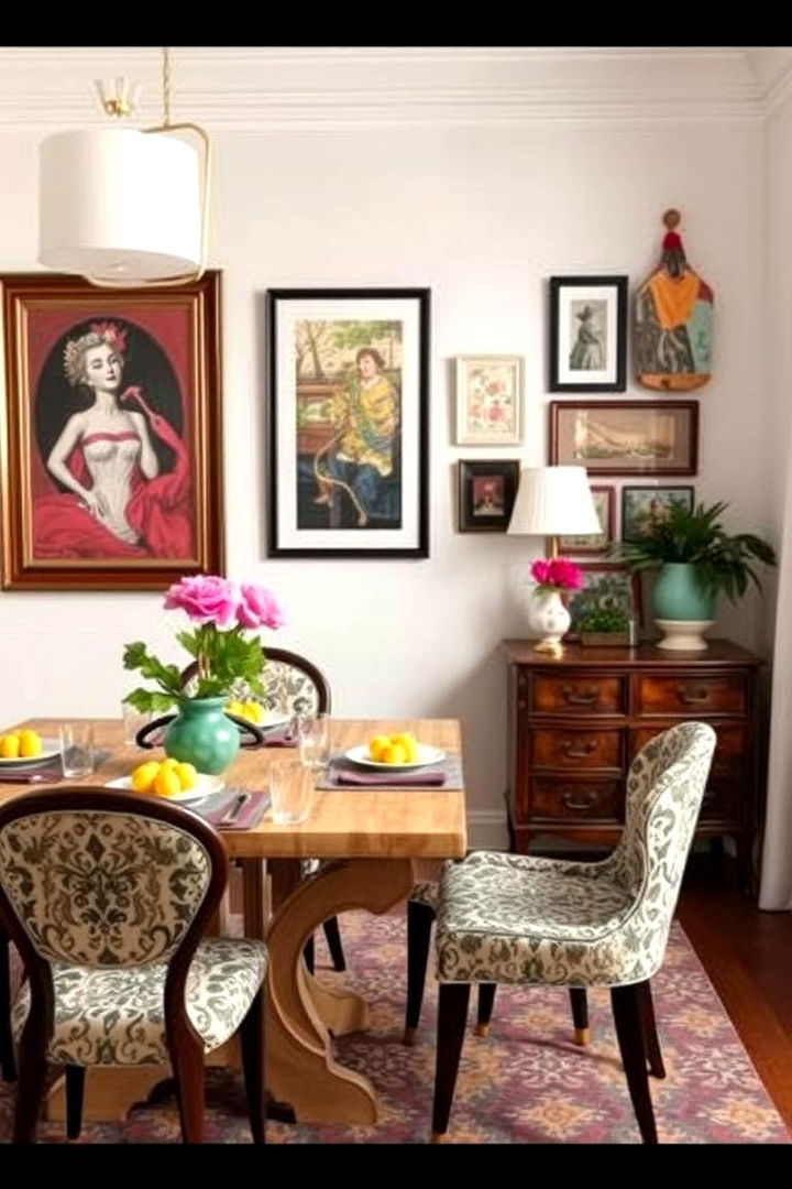 Personalized Colorful Touches - 22 Colorful Dining Room Ideas