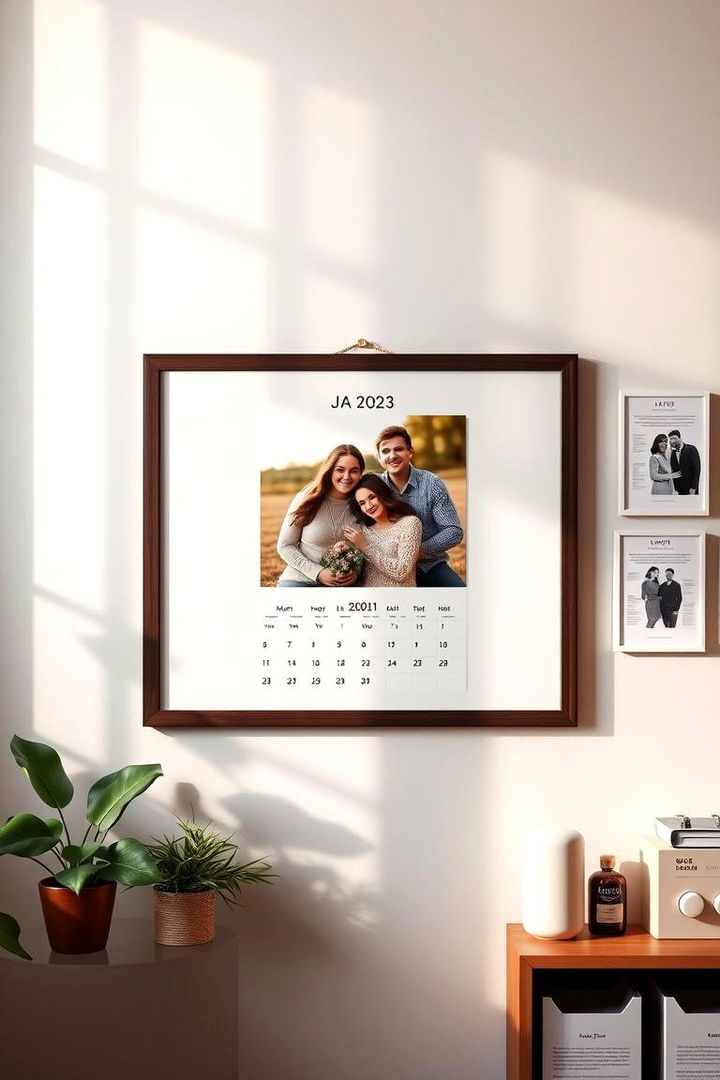 Personalized Couple Calendar - 22 Personalized Wedding Gift Ideas