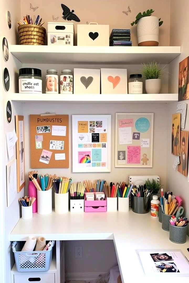 Personalized Craft Corners - 22 Craft Room Ideas