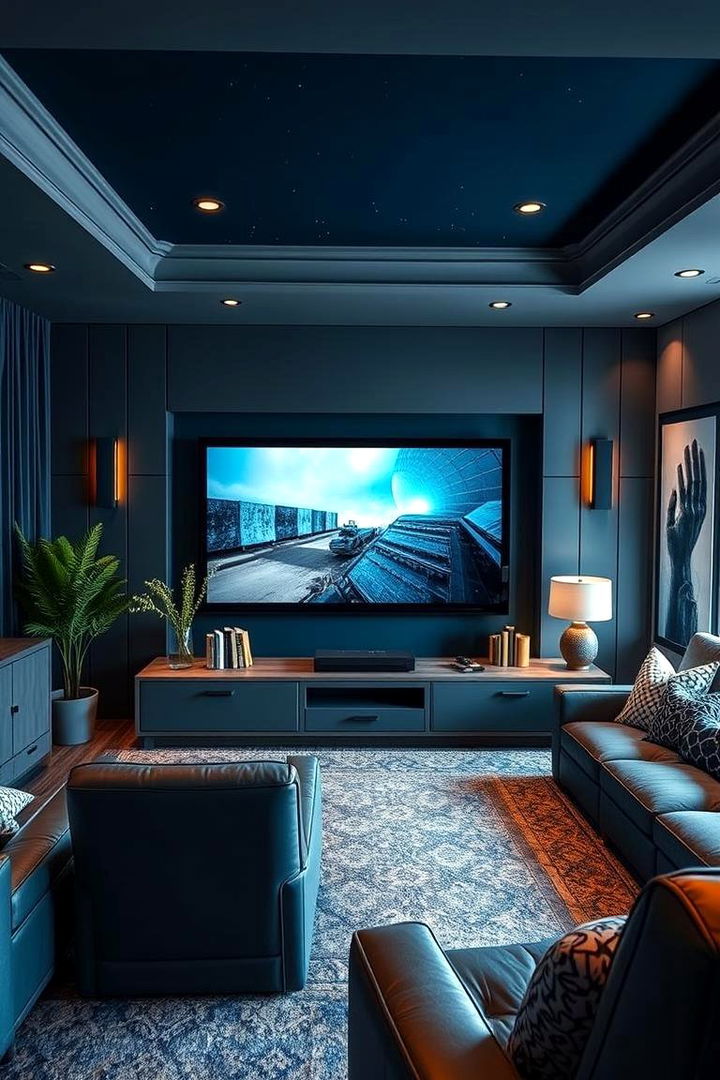 Personalized Custom Palettes - 22 Home Theater Paint Colors