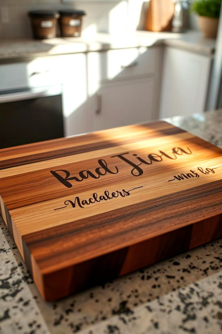 Personalized Cutting Board - 22 Last Minute Wedding Gift Ideas