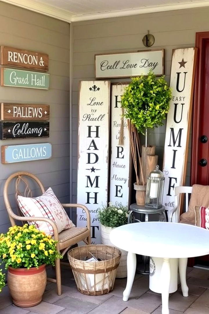 Personalized DIY Decor Touches - 22 Farmhouse Patio Ideas