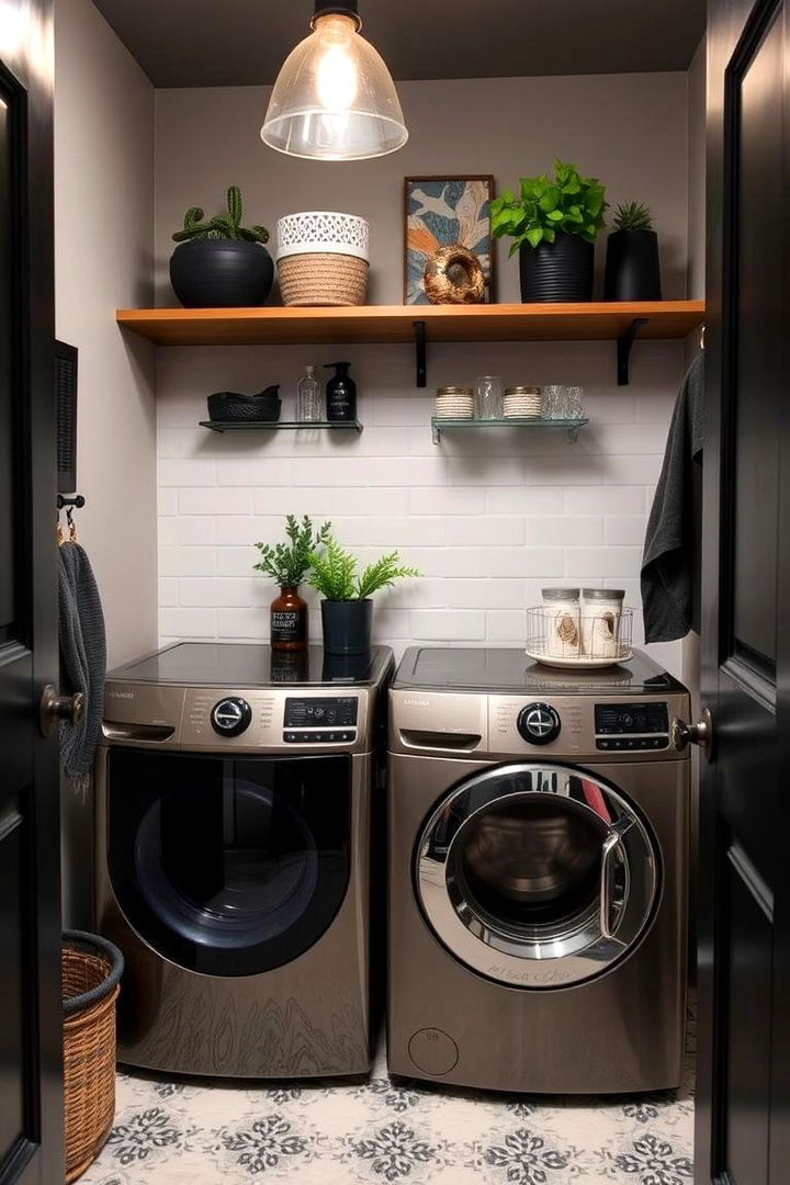 Personalized DIY Decor - 22 black laundry room ideas