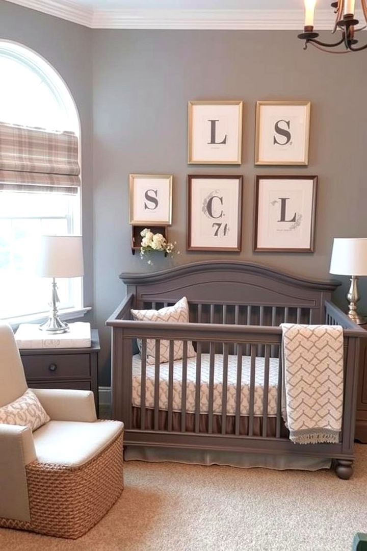 Personalized Details - 22 Grey Nursery Ideas