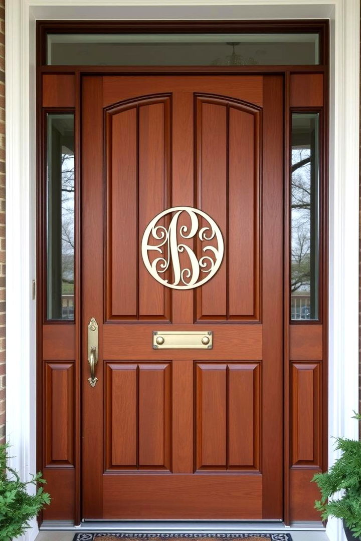 Personalized Door Accents for Unique Charm - 22 Front Door Privacy Ideas