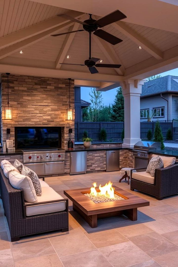 Personalized Entertainment Zones - 22 Luxury Outdoor Kitchen Ideas