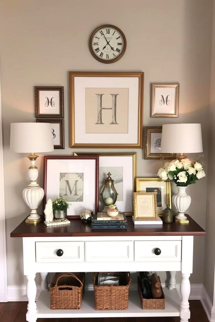 Personalized Entry Table Touches - 22 Entry Table Decor Ideas